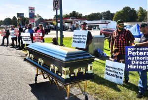 Hazelton corrections officers protest staffing issues and unsafe conditions
